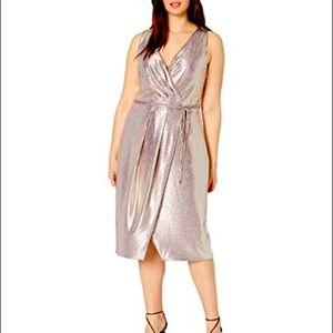 RACHEL Rachel Roy Cocktail holiday midi dress 3X